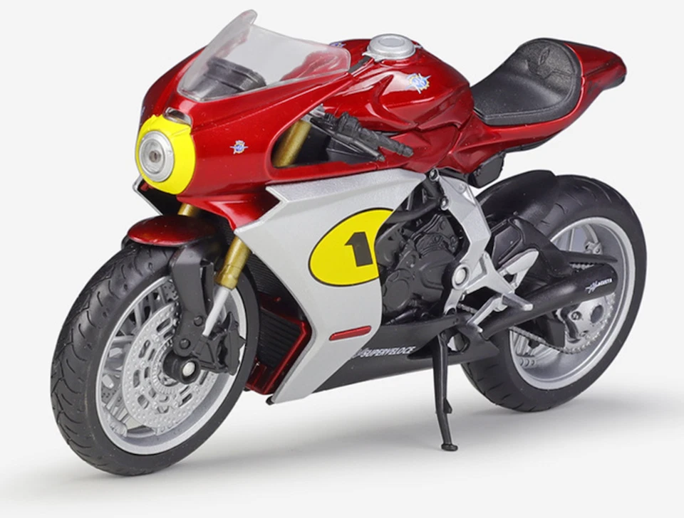 ZD WELLY 1:12 MV Agusta Superveloce AGO Sport Model Toy Diecast Metal Motorcycle - Image 2 of 4