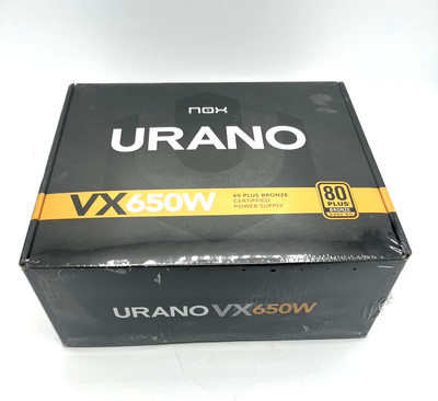 NOX URANO VX 650W 80 Plus Bronze Stromversorgung ATX PC Netzteil Gaming NEU