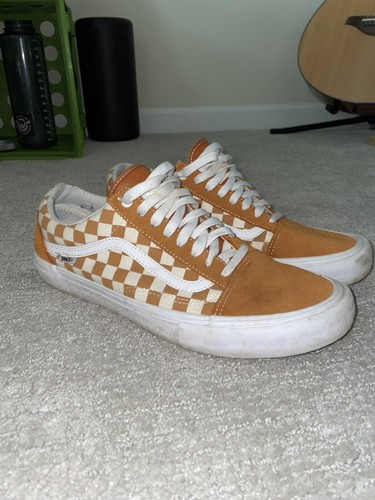 vans old skool pro orange