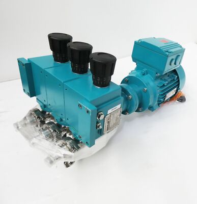Lewa ecodos 50S 1 3-HYG Membranpumpe 3x50l/h + Siemens 1LA7080-2AA12-Z -unused-