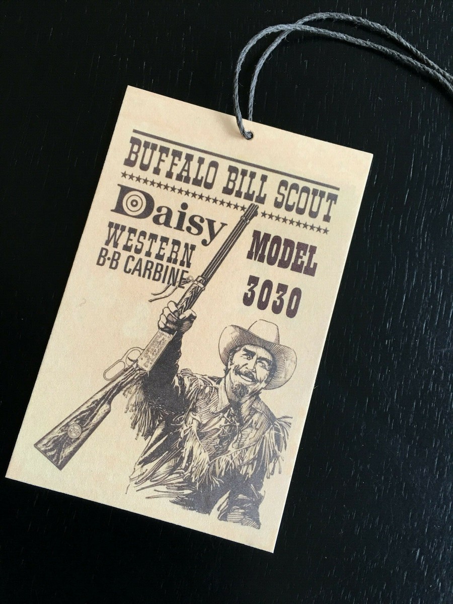 西川 - 【ブーヒページ】 Daisy BUFFALO BILL SCOUT Hang Tag for Model 3030 - BB AIR