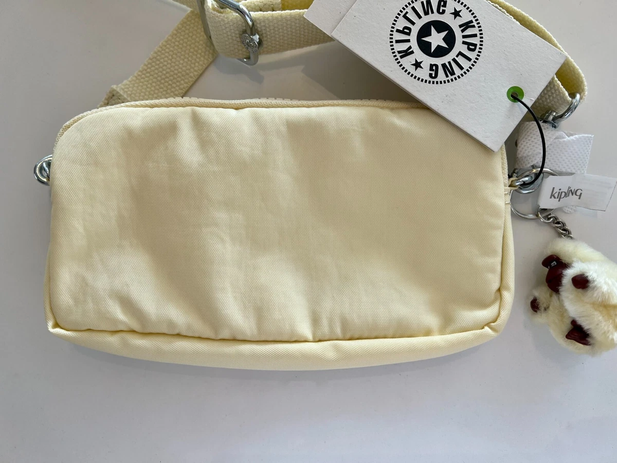 NWT Kipling KI9213 EMILIA Lemon Glaze convertible pouch wallet crossbody bag