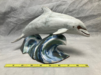 Andersen Design Vintage ,Dolphin on wave  ,   Booothbay, Me. MCM classic