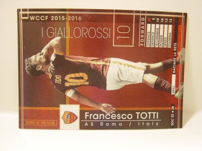 Panini WCCF 2015-16 SOC Francesco Totti 1976 Italy No.10 AS Roma
