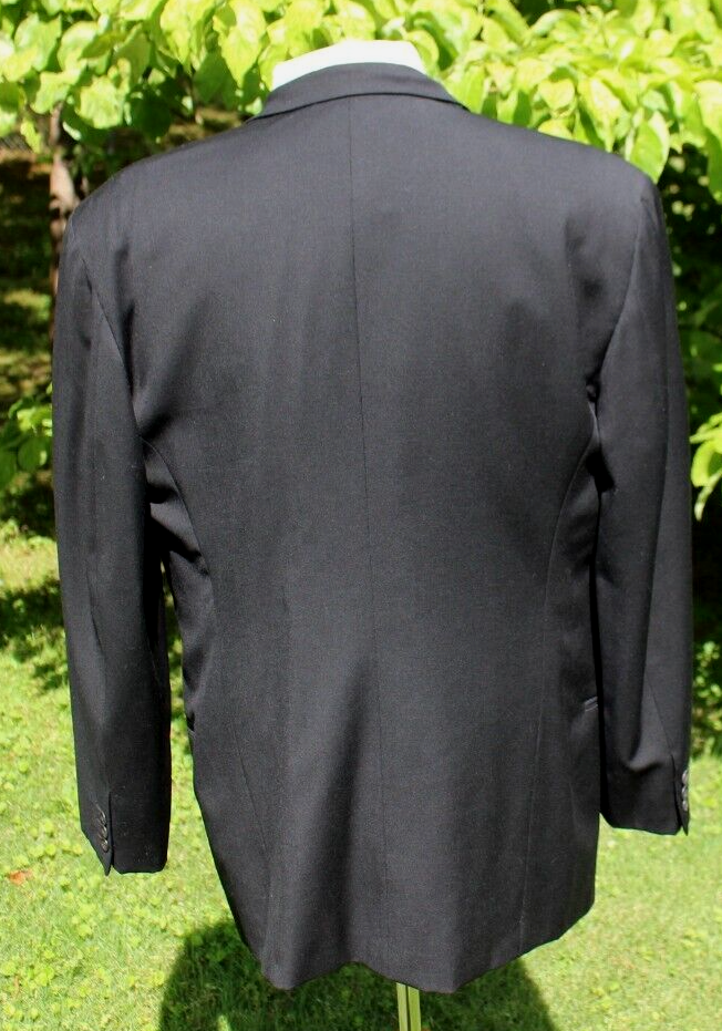 【美品】ARMANI ブラック ジャケット 46R Vintage Giorgio Armani Le Collezioni Double Breasted Blazer