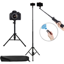 54" Phone Tripod & Selfie Stick, Extendable iphone Android Tripod Stand Remote
