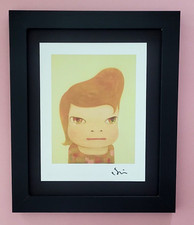 YOSHITOMO NARA | BEAUTIFUL PRINT FROM JAPAN | SIGNED MOUNTED AND FRAMED ^