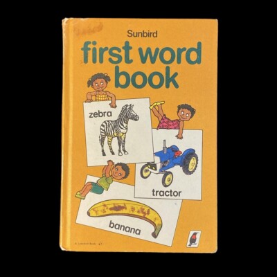 Sunbird First Word Book, HB Vintage Children s Book 1982 First Edition, Rare