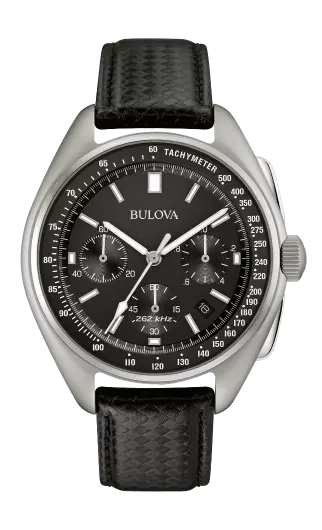 Bulova Speical Edition Lunar Pilot Chronograph Black Dial Men s