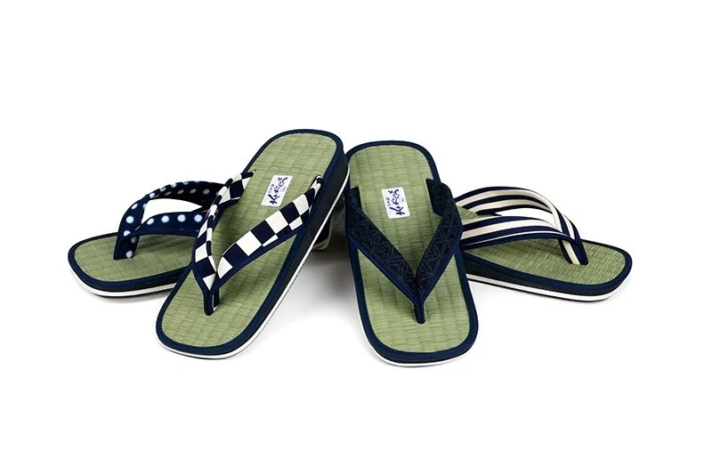 Sandalias Tatami Patrón Japonés Setta Tipo 4 Patrones Talla Libre (~28cm) Foto 3 de 4