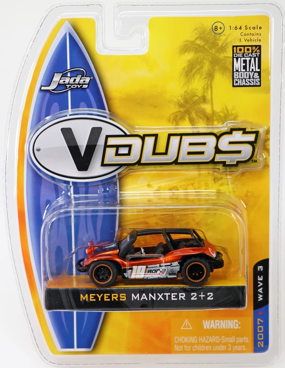 Jada Toys Meyers Manxter 2+2 VDubs Wave 3 12062-036 NRFP 2007 Burnt Orange 1:64