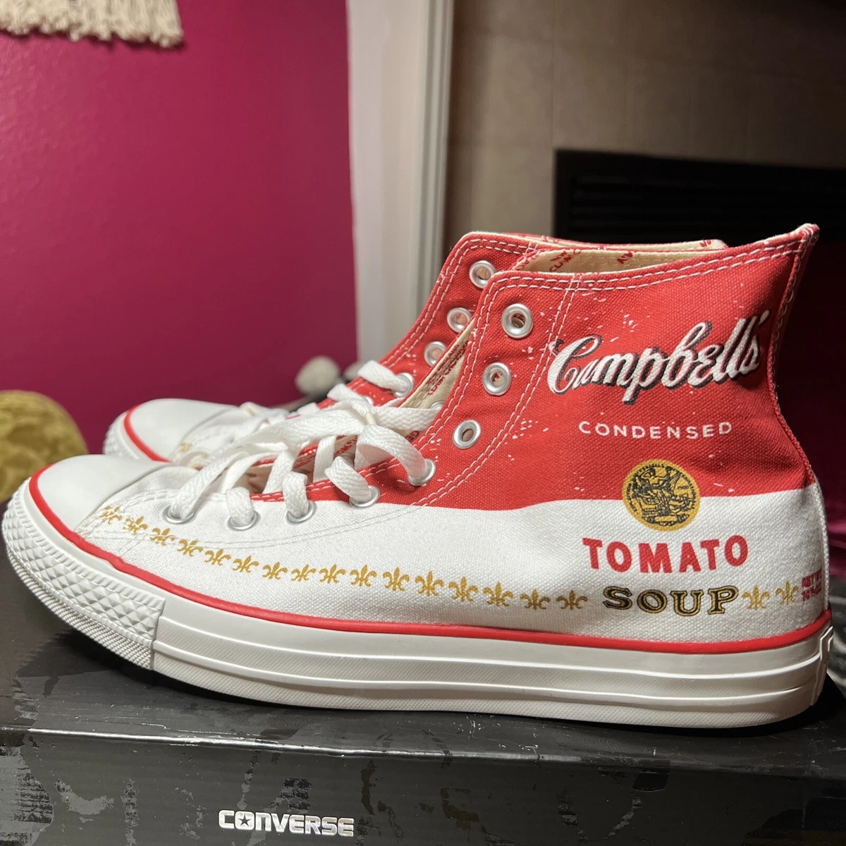 Converse Chuck Warhol Campbells Soup NEW Hi Size 9 FREE SHIP | eBay