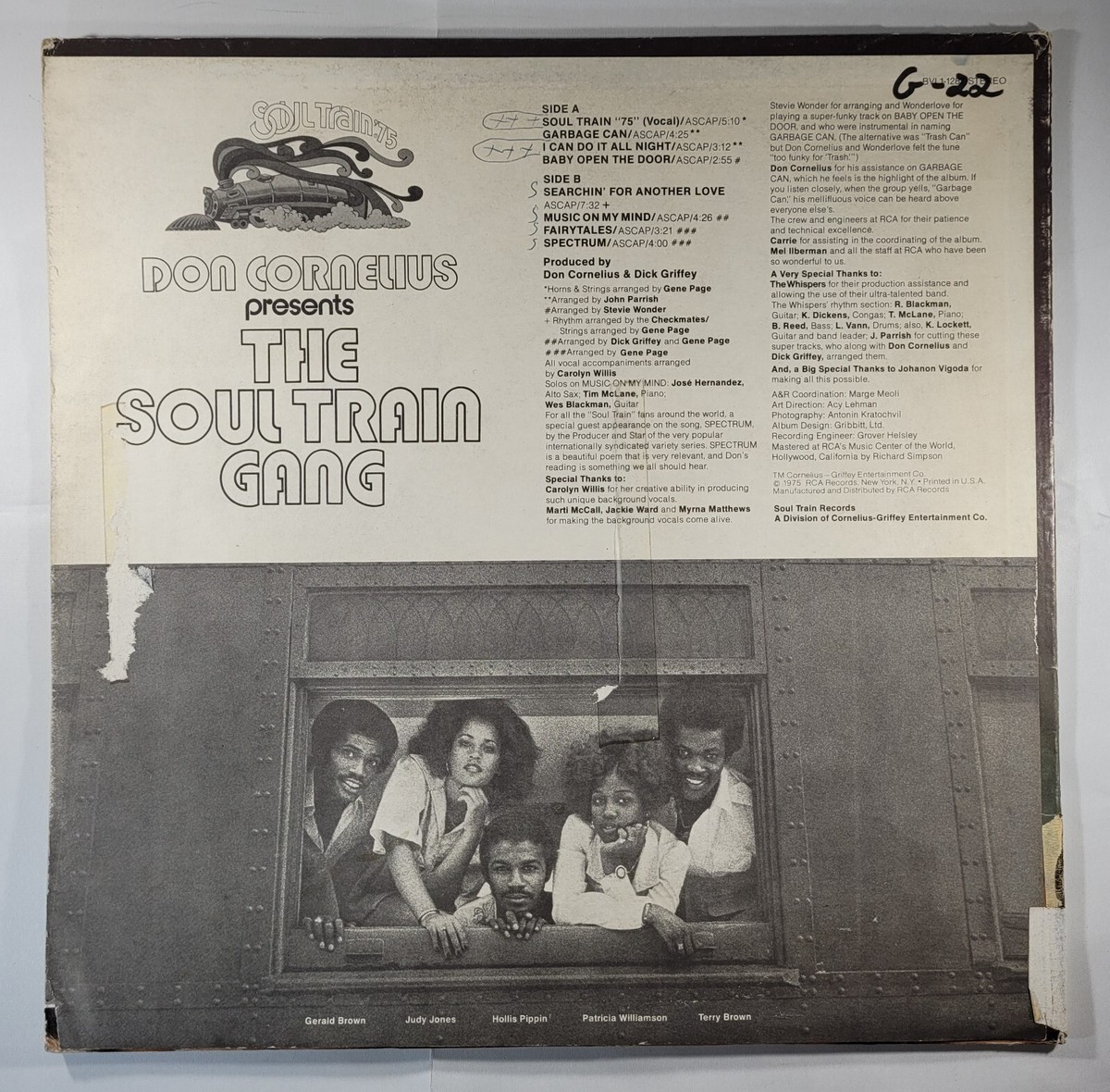 The Soul Train Gang - Soul Train '75 [1975 Used Vinyl Record LP