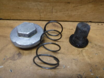 VINTAGE 1971 71 HONDA SL100 SL 100 OEM OIL DRAIN TAPPET COVER SPRING SCREEN 