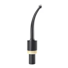 Acrylic Stem Pipe Mouthpiece for Tobacco Smoking Pipes Replacement 9mm Horn Ring