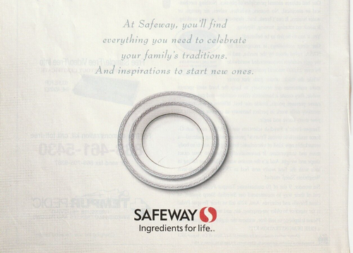2005 vintage printed ad holiday begins Safeway groceries 10x8 any manager wall . - Picture 3 of 4