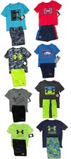 Under Armour Baby-Toddler Boys Short Sets; Size 12M-4T, NEW SETS  FREE SHIPPING