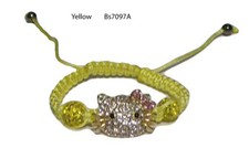 Fashion Jewelry Kids Hello Kitty Bead Bracelet, Kids Angel Pendant Bracelets