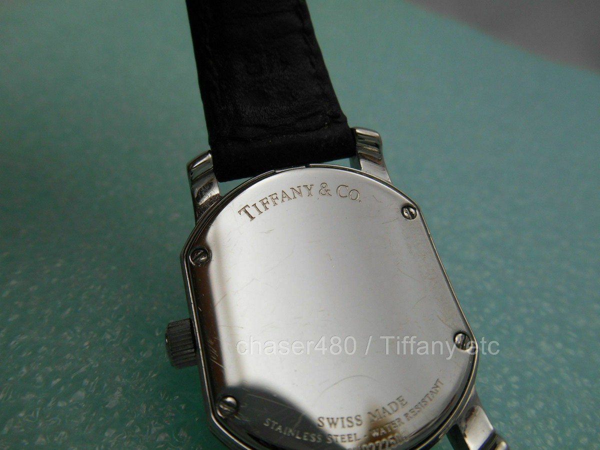 Tiffany & Co Atlas Mark Coupe Resonator Ladies Date Watch SS  display picture 1
