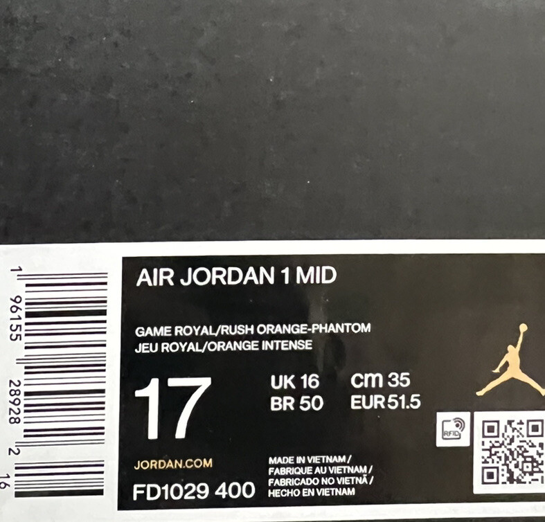 Nike Air Jordan 1 Mid Knicks White Orange Blue FD1029-400 Nike Air Jordan 1 Mid Knicks White Orange Blue FD1029-400