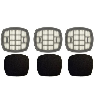 Morphy Richards Staubsaugerfilter 732007 Supervac Plissee HEPA Ersatz 3er Pack