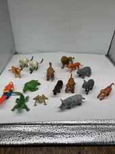 Cake Topper 16 Pcs Jungle Animal Figurines Safari Animals Figures Toys Plastic