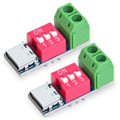USB-C PD Trigger Board  PD/QC Decoy Schnellladung USB Typ-C auf 12V Ho9349