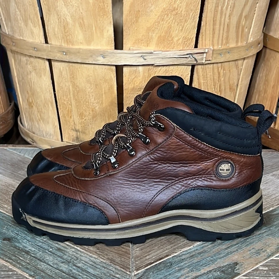 Timberland Backroads Botas de Senderismo Impermeables de Cuero Marrón con Cordones para Mujer Talla 7 Foto 2 de 4