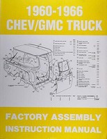 Chevrolet GMC Pickup Truck Montagehandbuch 1966 1965 1964 1963 1962 1961 1960