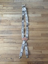 Vintage Levi s Levi Strauss Leather And Woven Suspenders Clean Branded 80 s