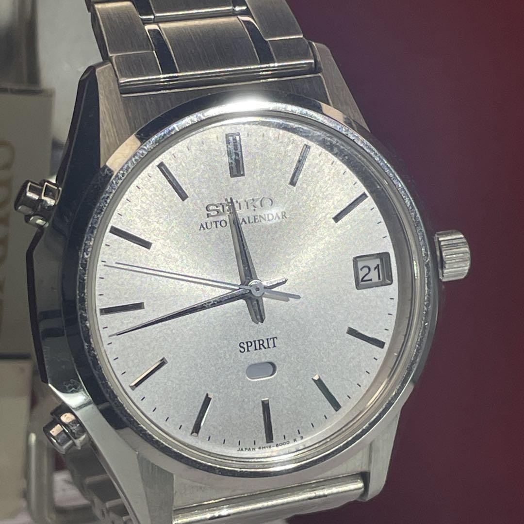 Seiko Spirit Auto Calendar Qz Battery Replaced Made In Japan