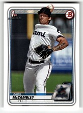 2020 Bowman Draft Zach McCambley #BD-112 Miami Marlins 1ST BOWMAN BEAUTY!