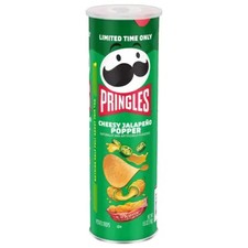 14x Cans Pringles Cheesy Jalapeno Popper Flavor Potato Crisps Chips  5.5oz