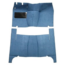 Standard Replacement Cut Sewn Bright Blue Complete Carpet Wo Mass Backing