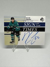 2019-20 SP Authentic - Sign of the Times Kevin Labanc #SOTT-KL (AU)