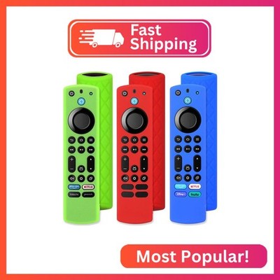 Pinowu Silicone Remote Case (3pcs) for Fire TV Stick 4K Max/Insignia/Pioneer/Omn