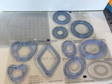 LOT Creative Memories CUSTOM CUTTING SYSTEM - MATS Templates PATTERNS