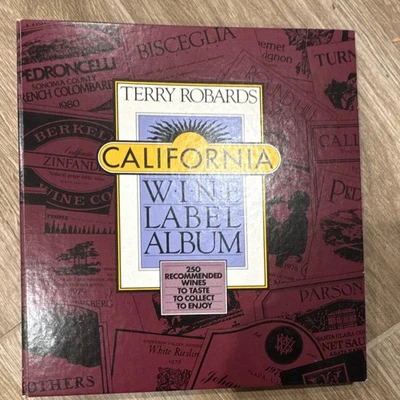 Workman Publishing Terry Robards California Wine Label Album 1981 NY - Image 1 of 4