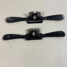 Vintage Stanley No. 63 & 64 Flat Bottom Spoke Shave Spokeshave Plane