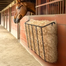 Livestock Hay Feeder 2 Packs 24 Gallons Wall Mounted Goat Hay Rack