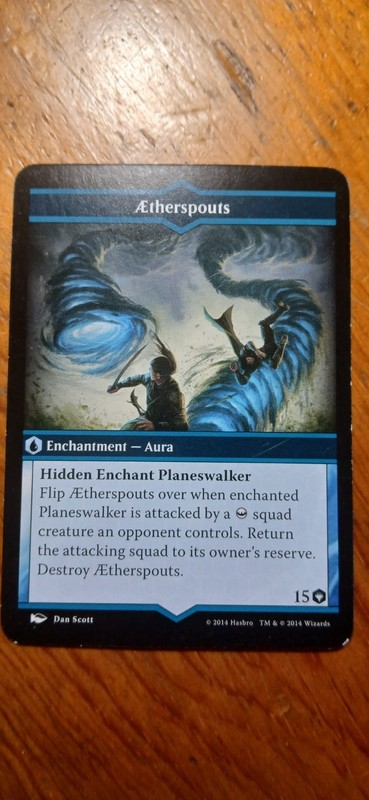 MTG: Arena of the Planeswalker  Replacement Spell Card - Aetherspouts