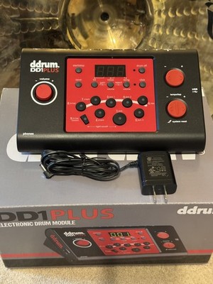 ddrum DD1Plus Digital Drum Module w/Power Supply, Owners Manual and Box