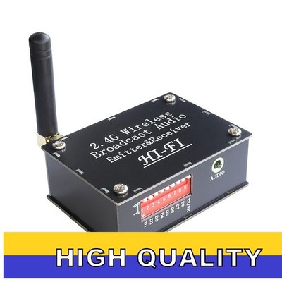 KCX_2.4G002 2.4G Audio Wireless Transmitter&Receiver Support 1 TX w/ Multiple RX