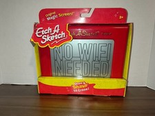 Classic Etch A Sketch Red Drawing Toy with Magic Screen No Wifi Needed 6033755