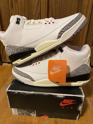 Jordan 3 White Cement Reimagined Size 10