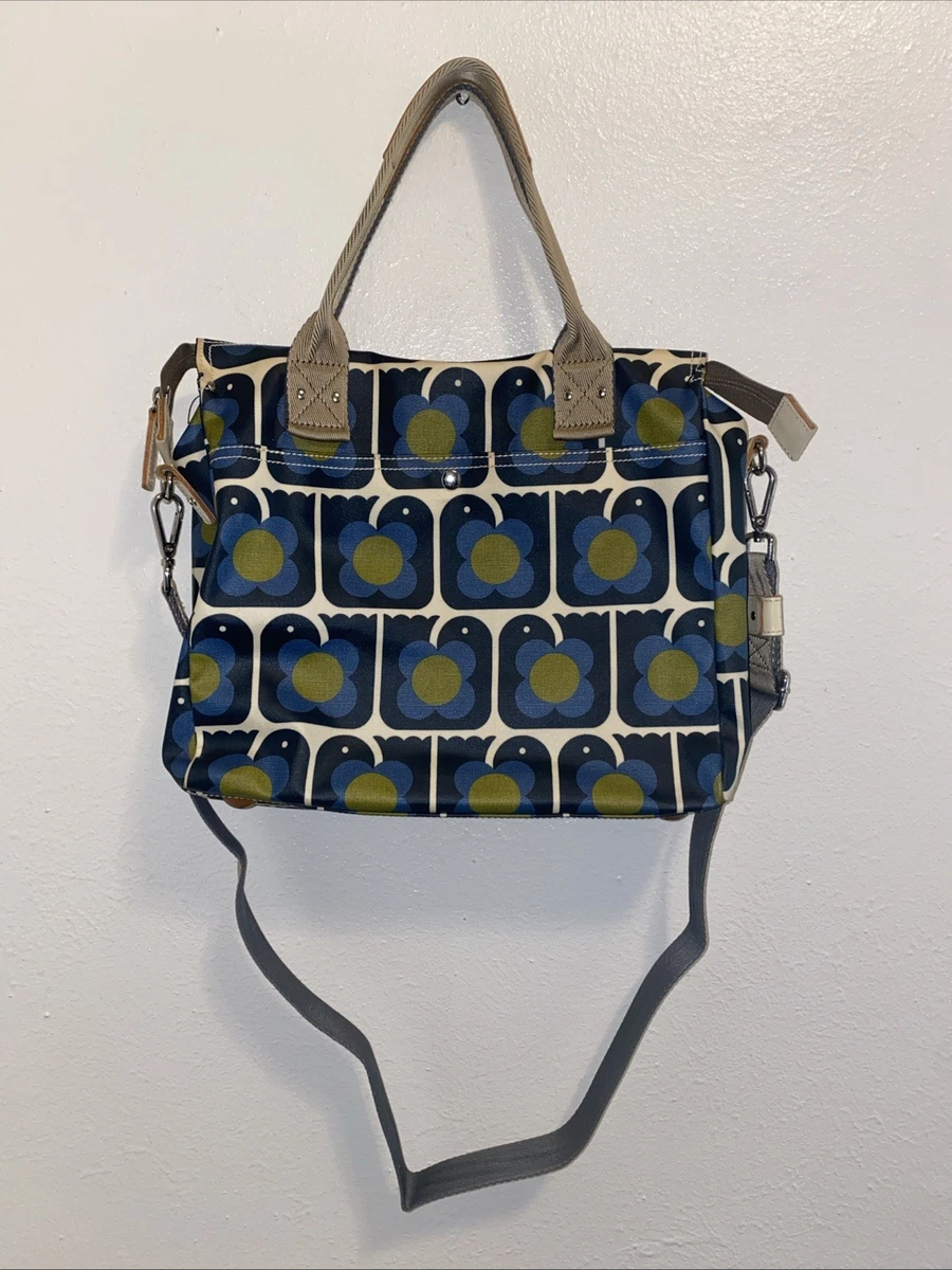 Orla Kiely トートバッグ キルティング ネイビー Orla Kiely トートバッグ キルティング ネイビー Orla Kiely トート