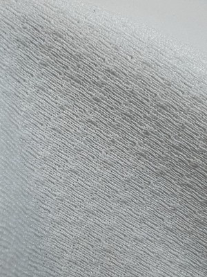 White on White Texture Polyester Fabric 1 Yard 60 Wide Unbranded Heavy Vintage