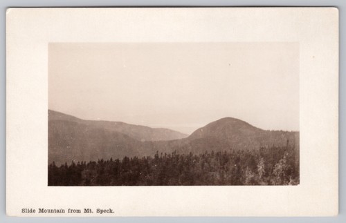 1920s RPPC Newry, Maine - Slide Mountain from Old Speck - Unposted Mt. Postkarte