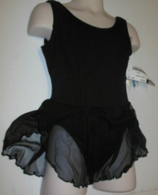 Dance ballet dress Princess Seam Tank Leotard w/ Mesh Skirt Girls