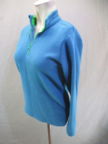DECATHLON Size 14 Teens Blue 1/2 Zip Stand Collar Fleece Athletic Pullover 031 - Picture 3 of 8